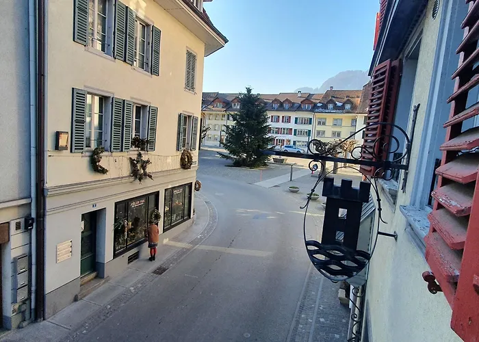 The Aarburg & Cafe Unterseen